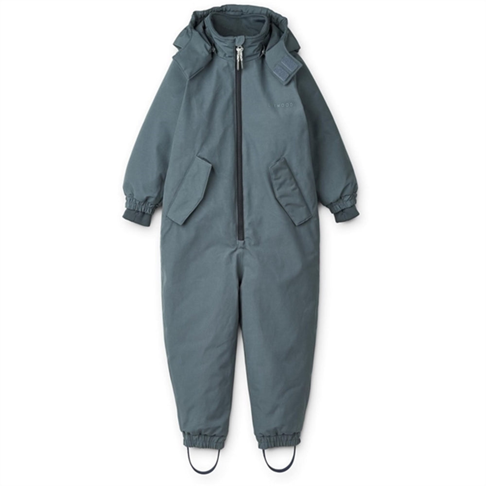 Sne Flyverdragt Whale Blue - LieWood → Luksusbaby.dk