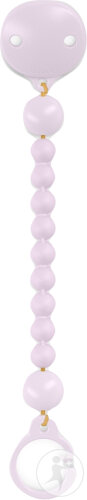 Suavinex Attache-Sucette Silicone Colour Essence Mauve 1 Pièce
