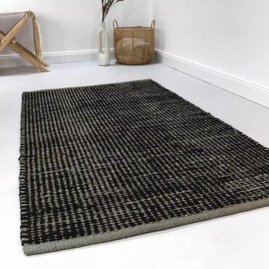 Esprit Kurzflorteppich Gobi schwarz