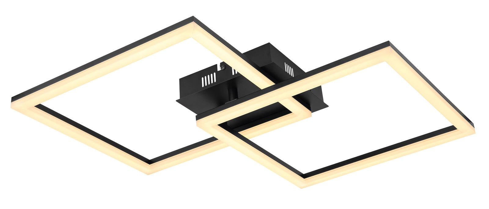 TINY Deckenlampe schwarz 67246-36, B/H/T: 47 x 5,8 x 47 cm, Kunststoff, Metall