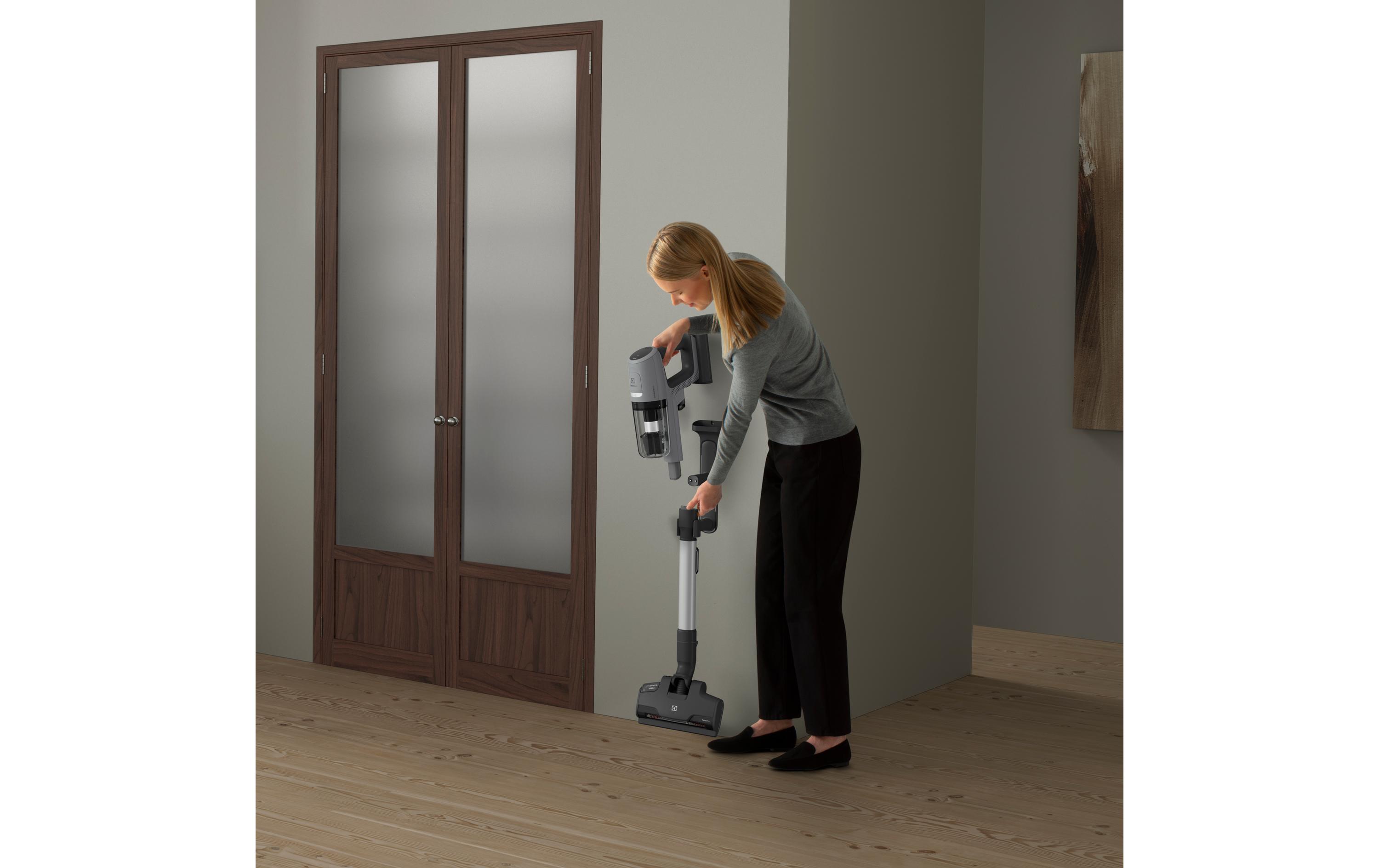 Akku-Hand- und Stielsauger EP81UB25GG Grau<br>Akku-Staubsauger