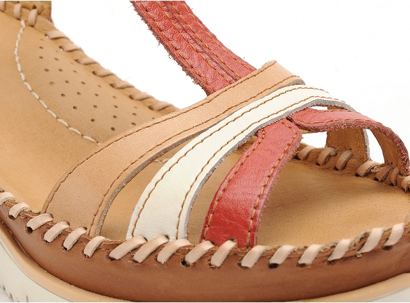 Pikolinos nu pieds talons femme agua dulce 1776 multicolore