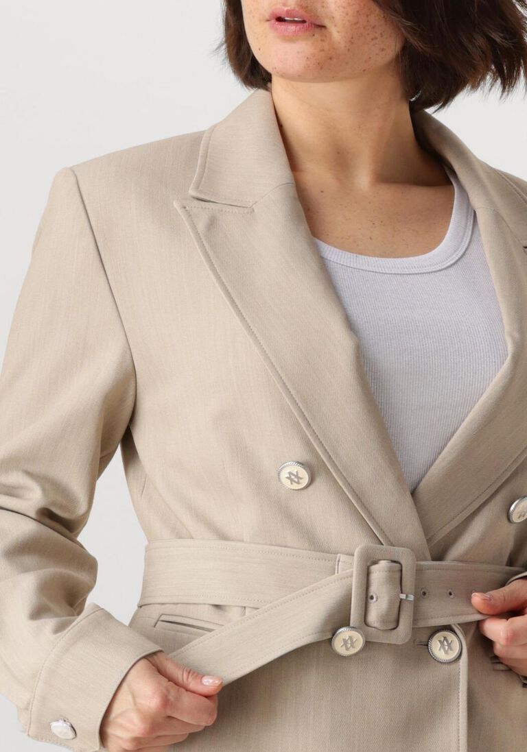 taupe aaiko blazer mae r pes 345