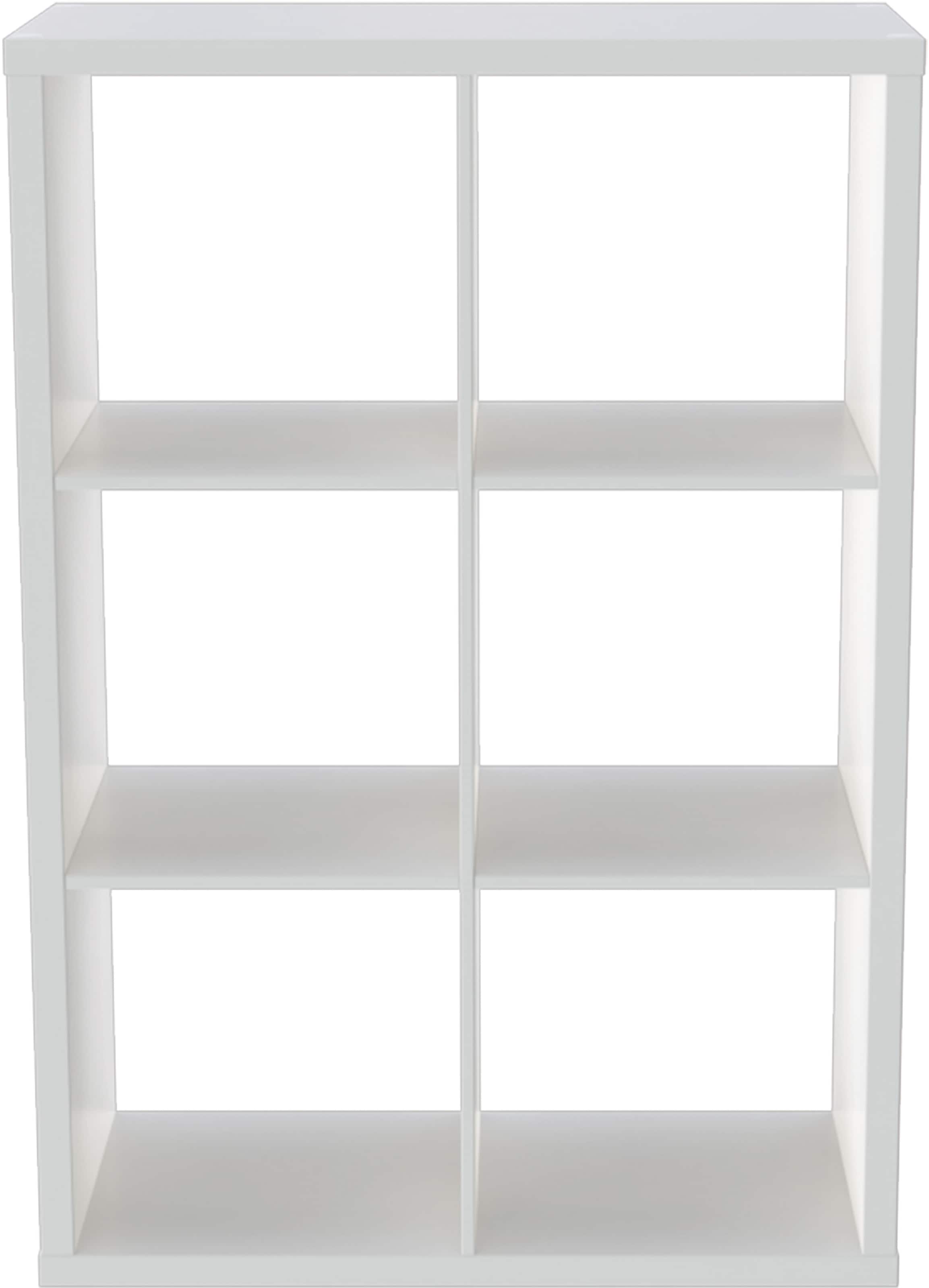 INOSIGN Bücherregal »IZOLA, Raumteiler, Aktenregal, Würfelregal,« mit 6 oder 8 Fächern, quer und hochkant stellbar, (B/T) 76x37 cm