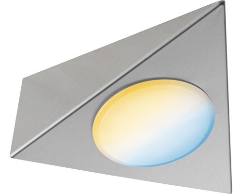 Paulmann Meubelverlichting Starterset Tunable White 3x120 lm 2700-6500 K Spot Trigo nikkel/geborsteld 12V 3 stuks