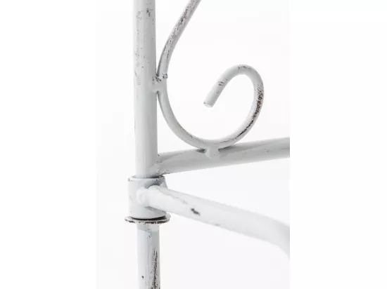 Treillis - Métal & Acier inoxydable - Blanc antique - Burgus