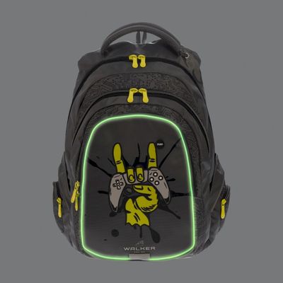 Walker Fame - Sac à dos Gamer Olive - 2 compartiments - Carpentras
