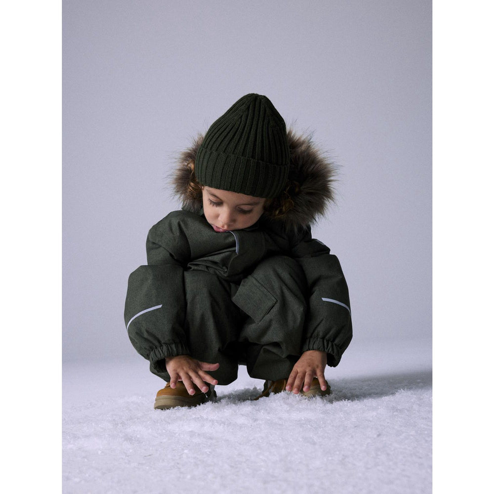 Køb Name It Deep Depths Melange Nmmsnow10 Dragt Melange Fo
