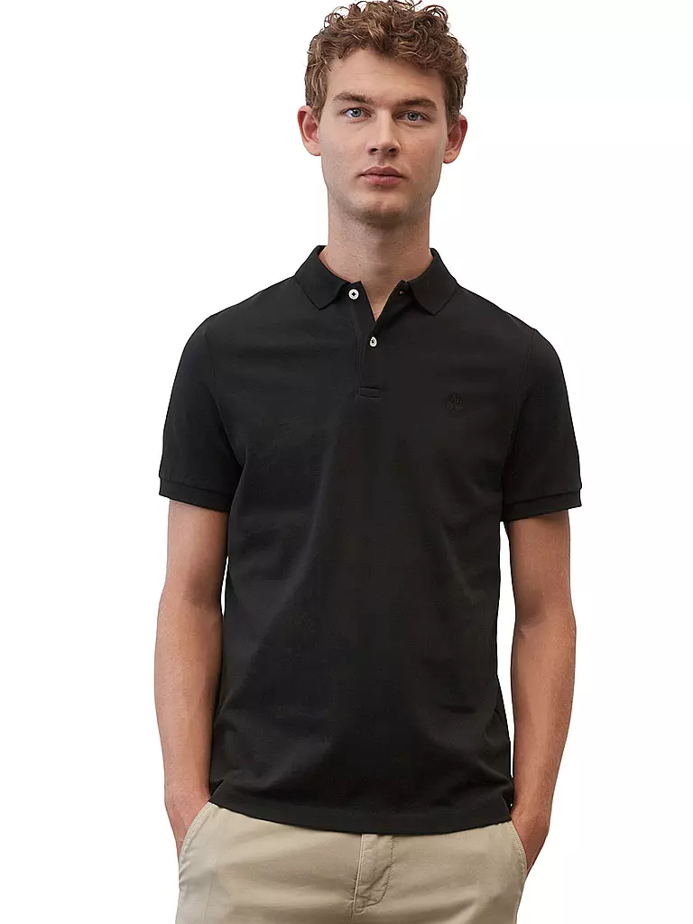 MARC O'POLO Poloshirt  schwarz