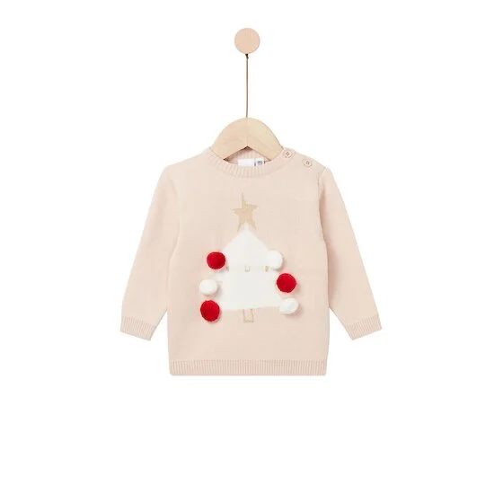 Noël Pull   Rose        de               P'tit bisou