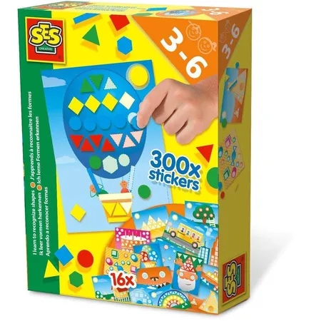 SES Creative Bastelset - Ich lerne Farben und Formen