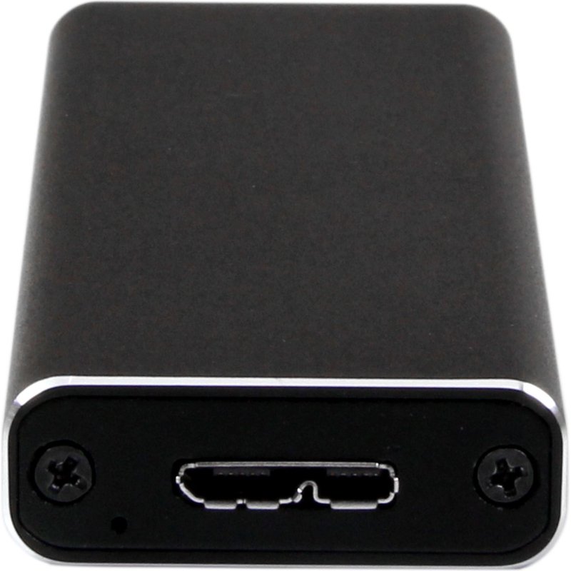 StarTech.com Boîtier Aluminium M.2 SSD vers USB 3.0 (5Gbps) avec UASP - Noir - M.2 NGFF SATA avec Clé B & Clé B+M - Boîtier Externe M.2 Portable - Non Compatible avec NVMe / AHCI