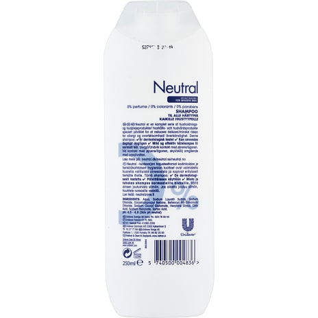 Shampoo parfumefri