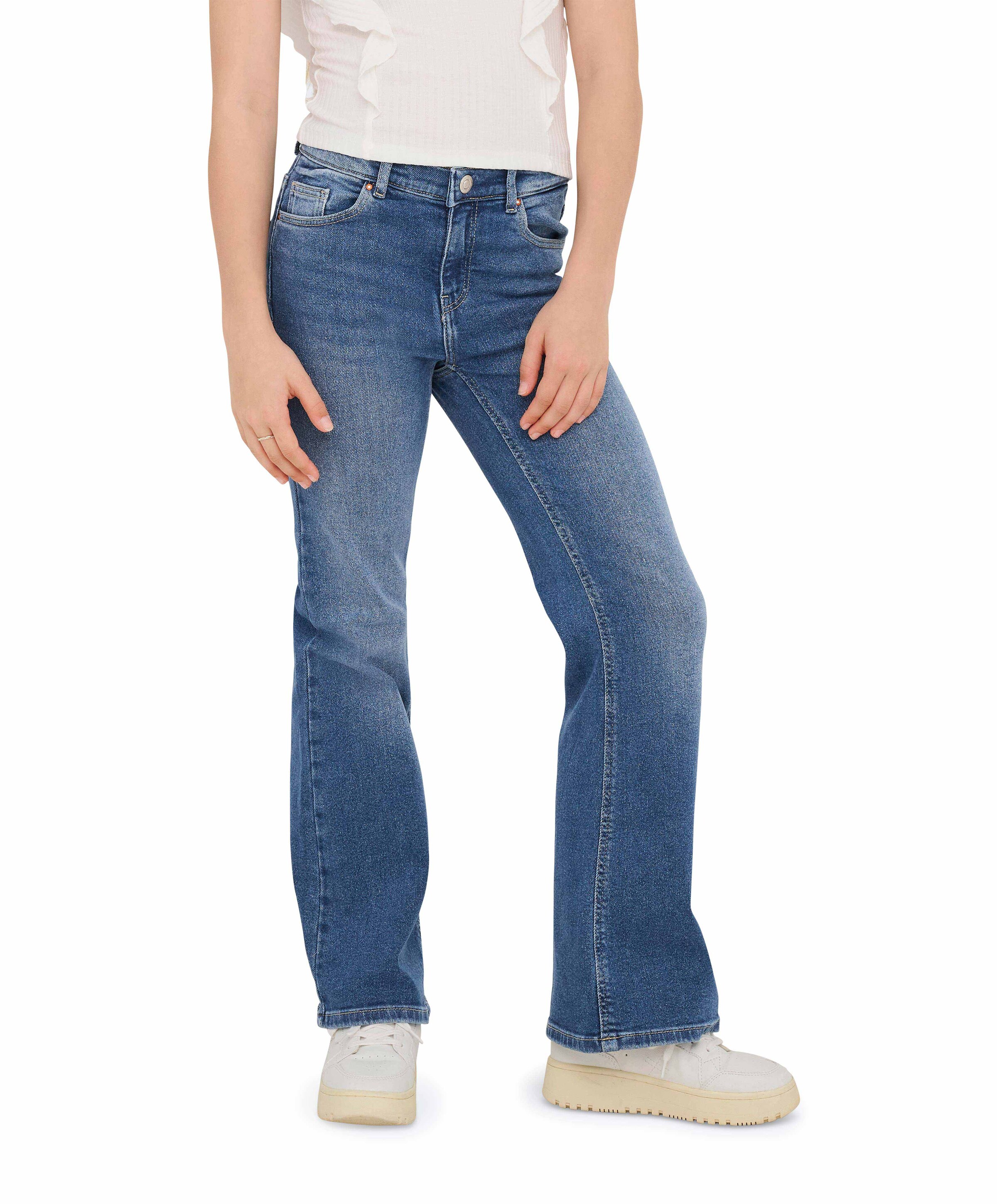 Only KOGJUICY LIFE FLARED DNM CRO557 NOO meisjes jeans blauw