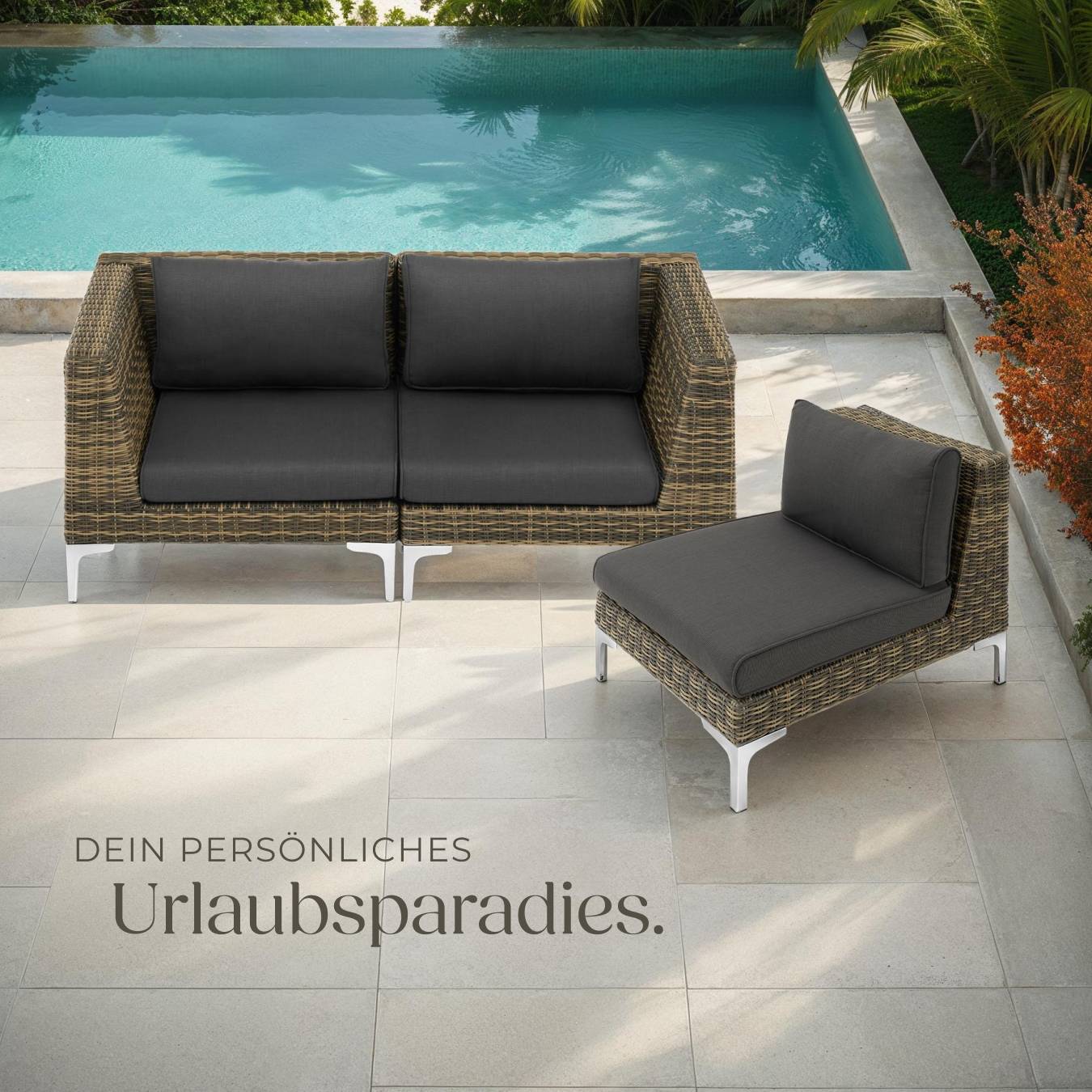 Modulares Rattanset Villanova