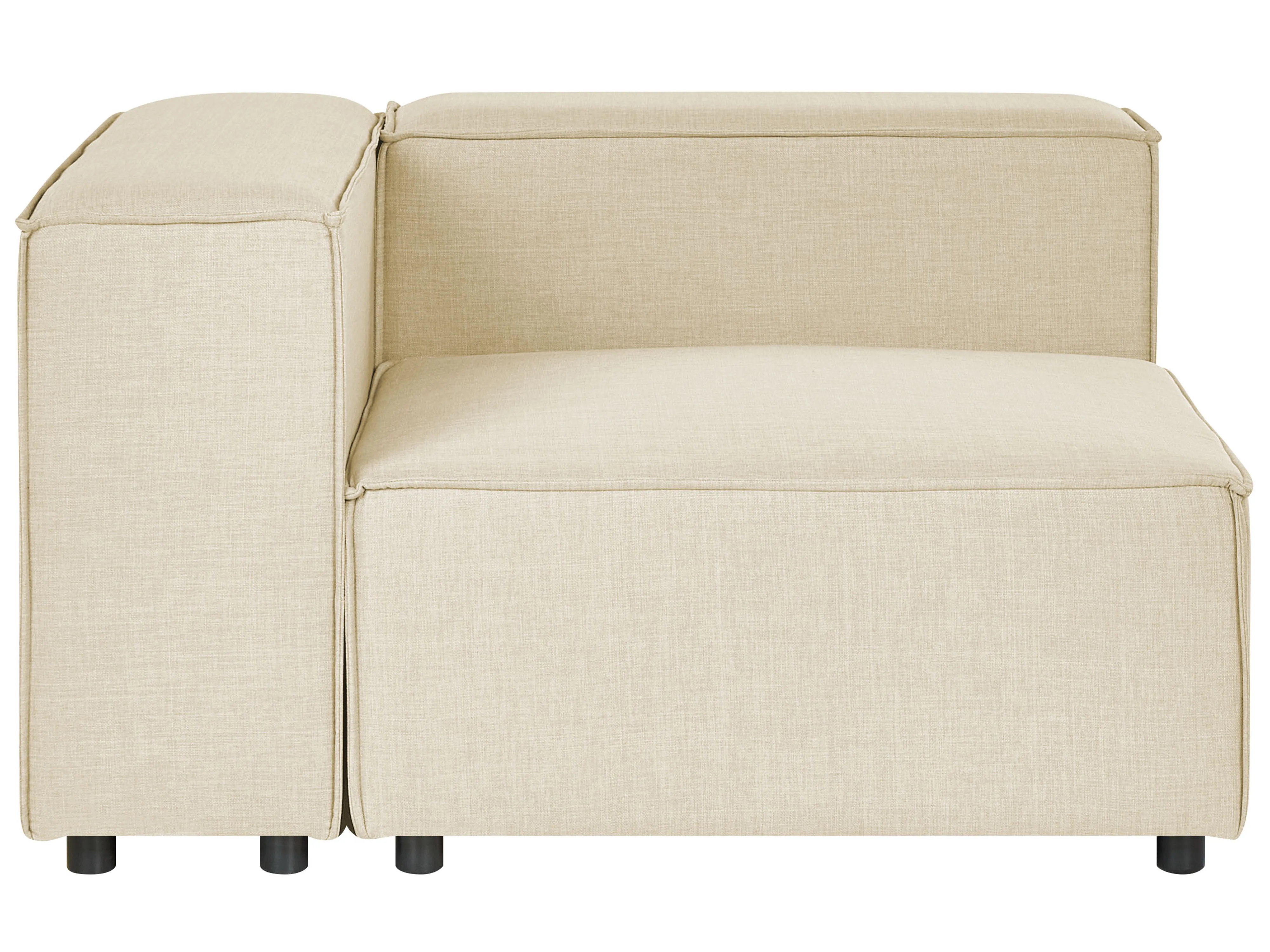 Hoekmodule APRICA Kunstlinnen Beige