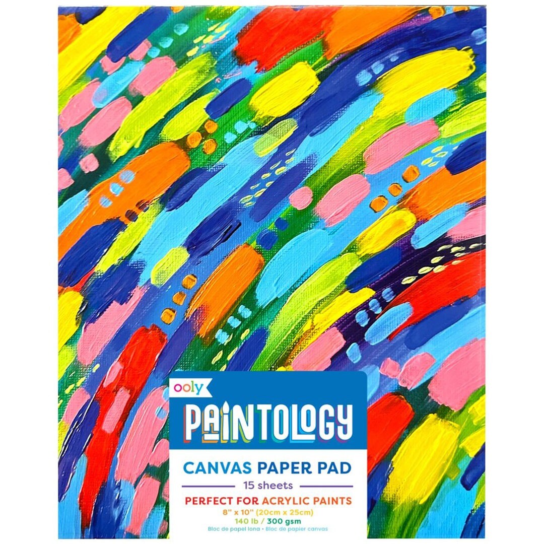 Ooly paintology canvaspapierblok - 15 vellen