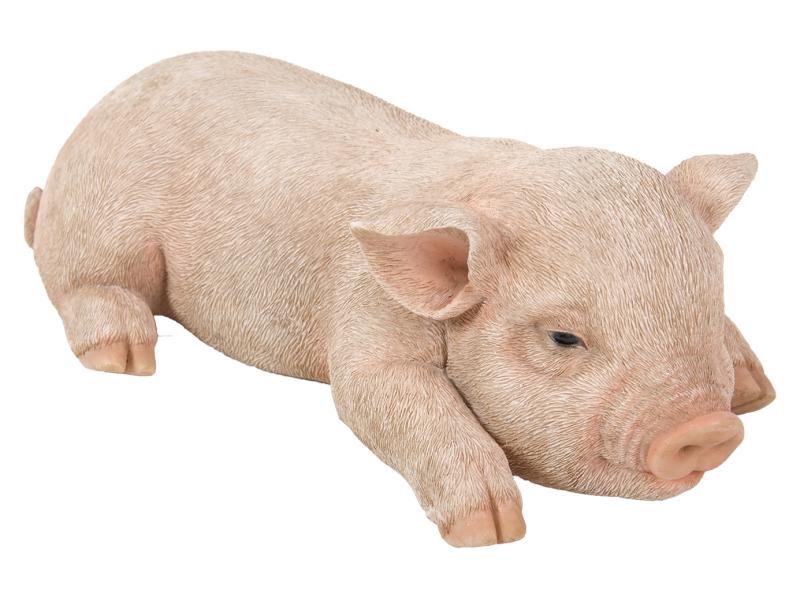 Vivid Arts Dekofigur Ferkel schlafend Süsse Tiere für den Garten