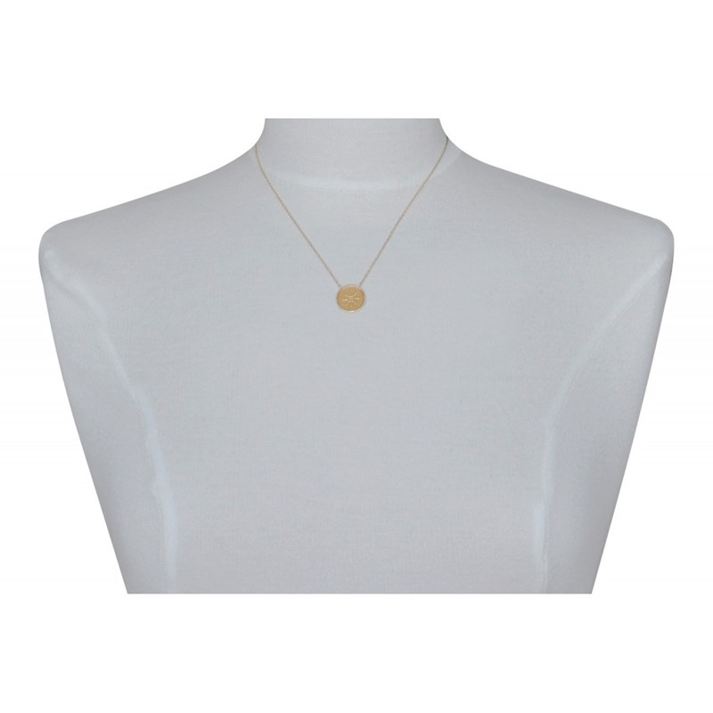 Collier Plaqué Or Soleil