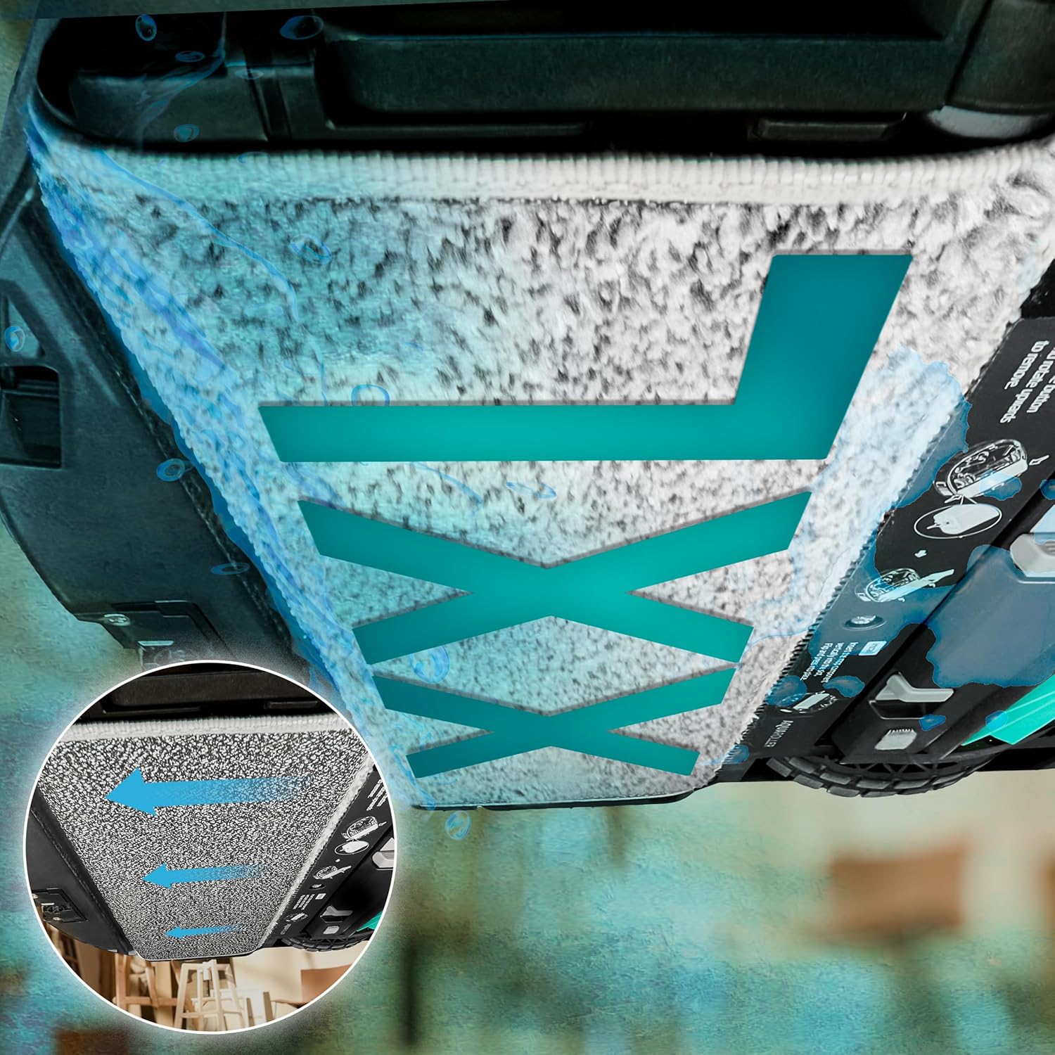 Cecotec Saugroboter und Wischroboter mit Selbstentleerungsstation, KI und Laser Conga Z100 X-Treme. Lasernavigation und Künstliche Intelligenz, 20000Pa, Professionelles Wischen, XXL Bimaterial-Mopp