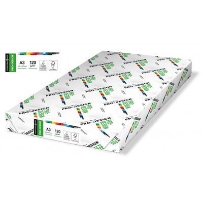 Pro-Design - Papier blanc A3 (297 x 420 mm) - 120 g/m² - Ramette de 250 feuilles