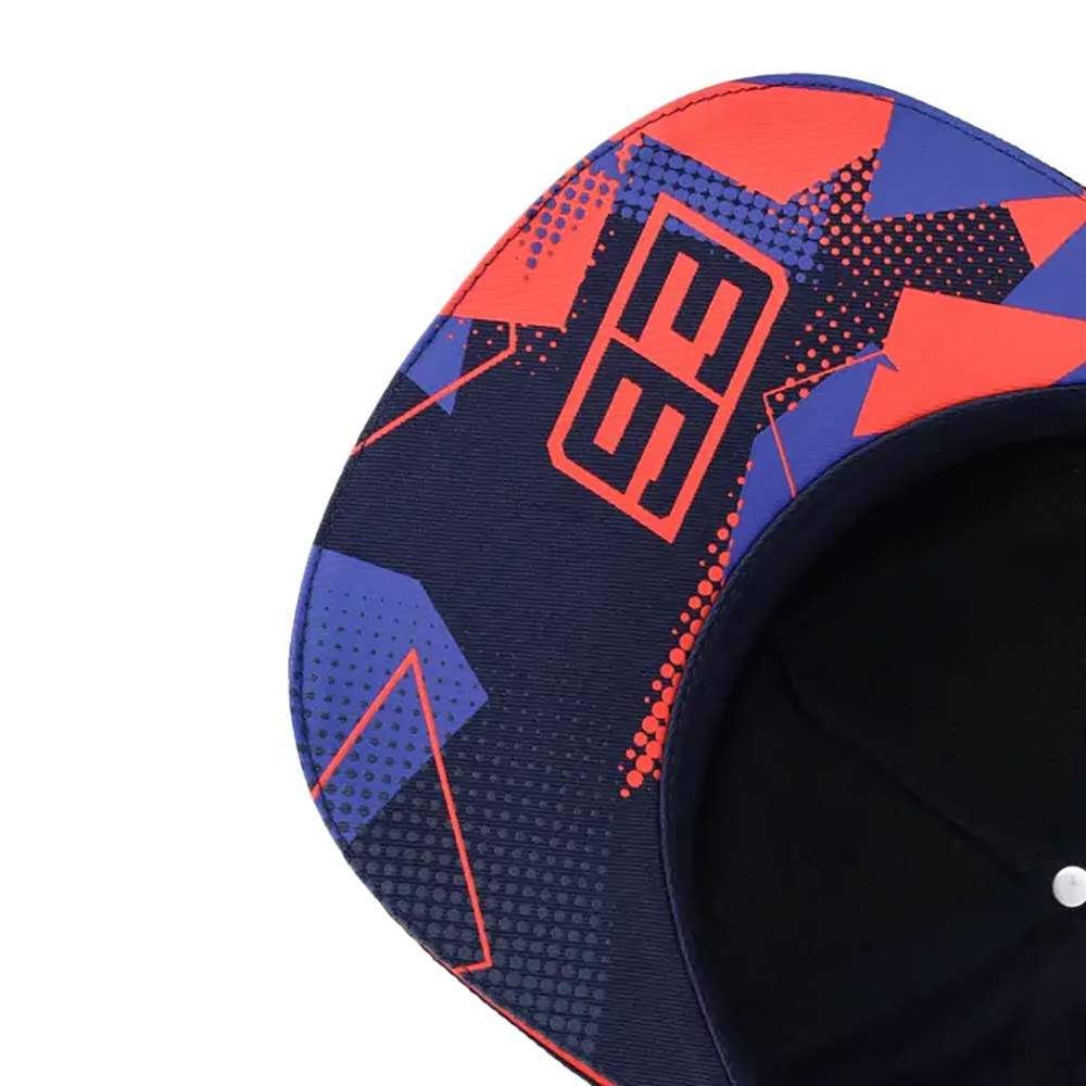 marc marquez - Casquette flat RedBull Bleu