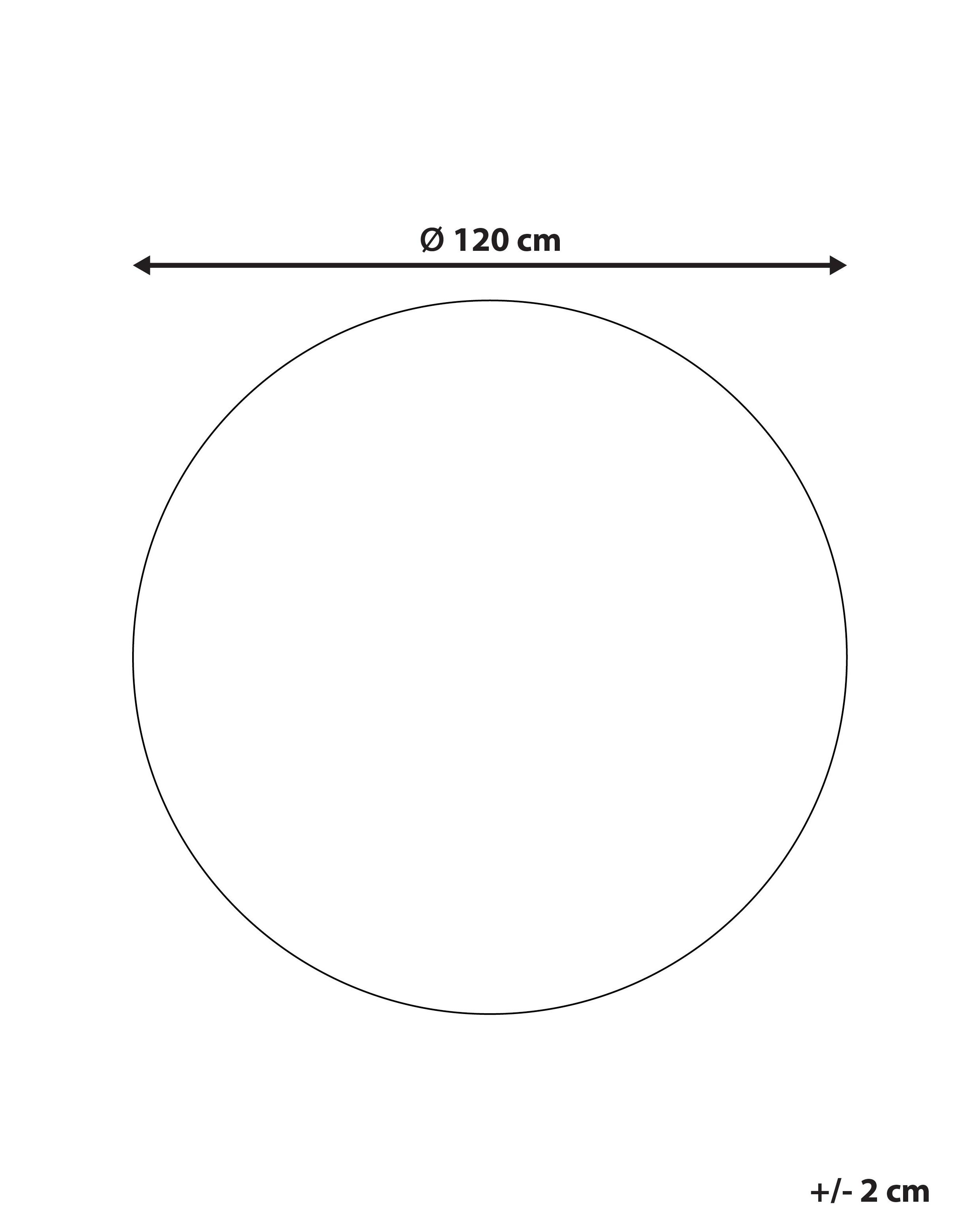 Kindervloerkleed VURGUN Lichtviolet ø 120 cm Katoen