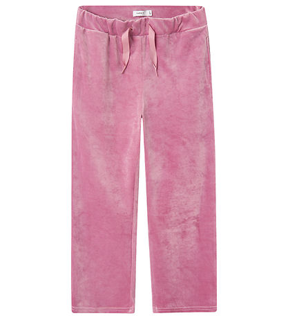 Name It Bukser - NkfRagna - Velour - Mauve Orchid
