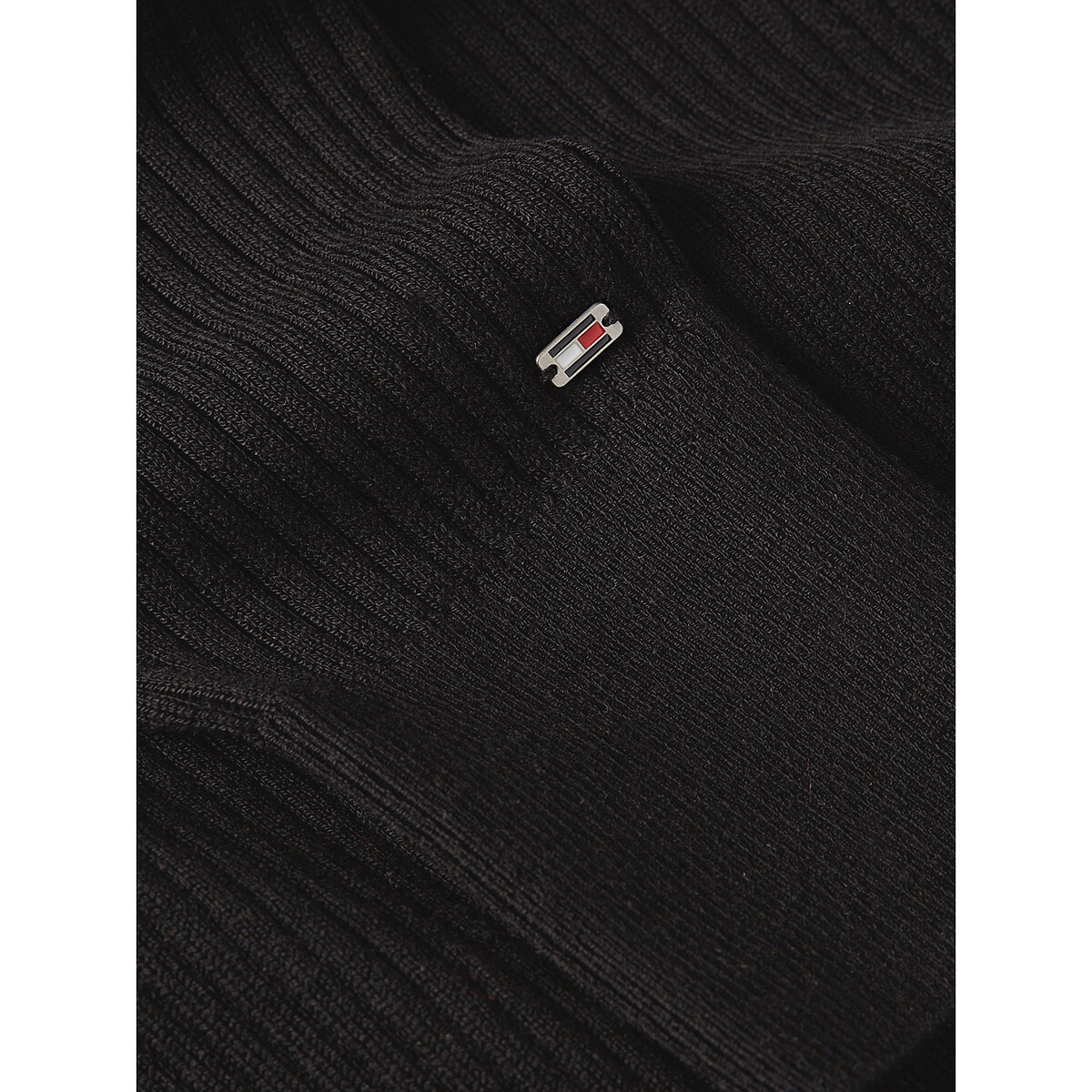 TOMMY HILFIGER<br>Vestido polo ajustado com mangas compridas