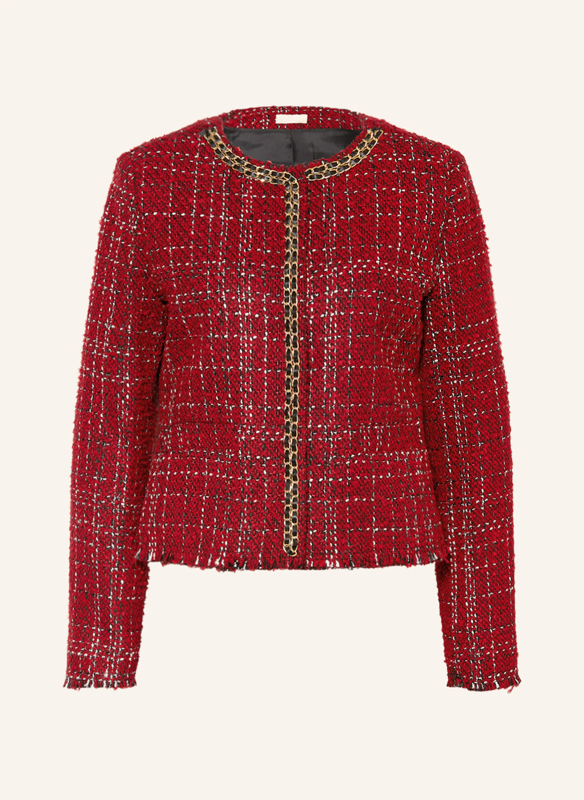 LIU JO Kastenjacke mit Glitzergarn