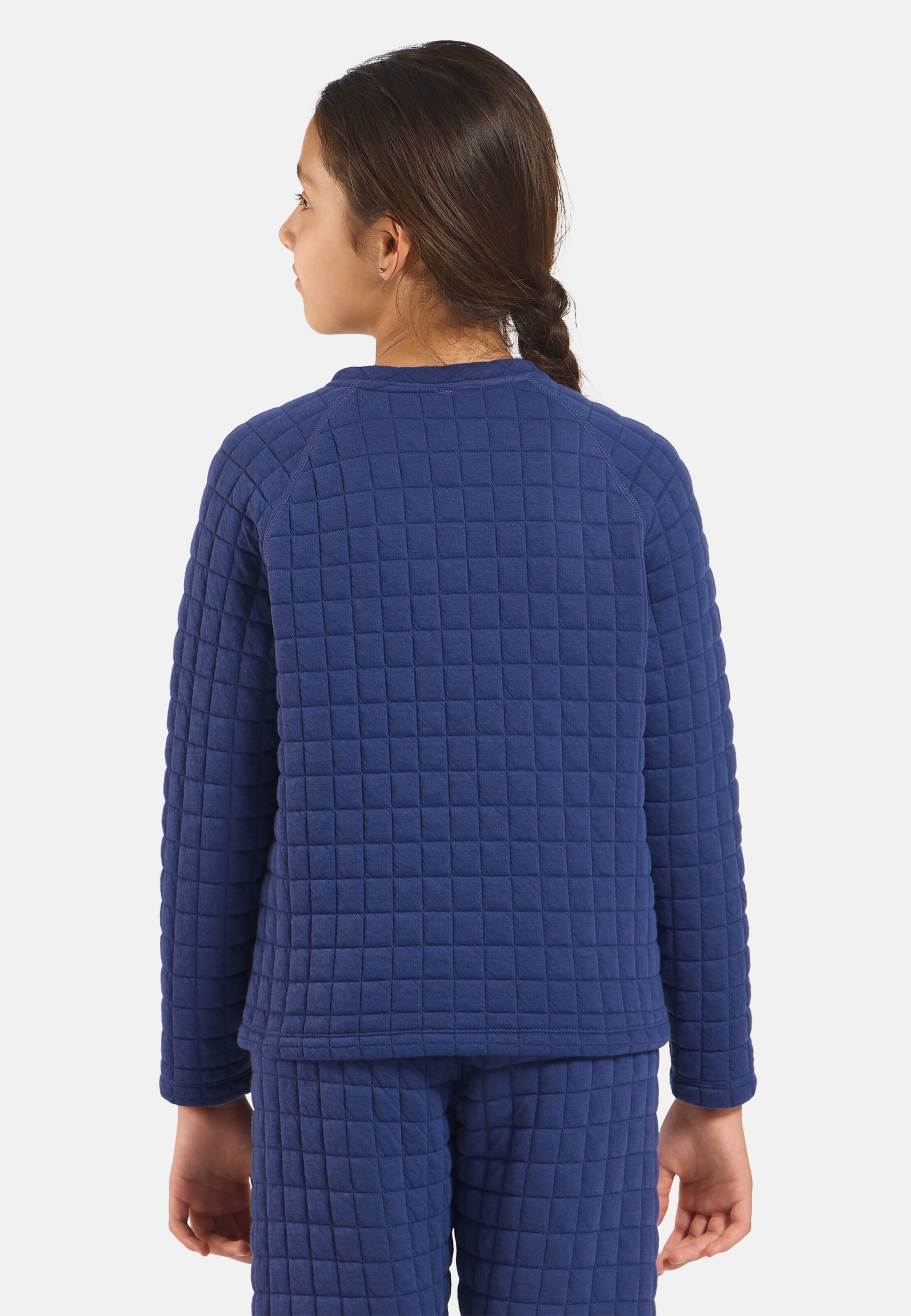 Gestepptes Adventurer Rundhalsshirt für Kinder in Skipper Blue