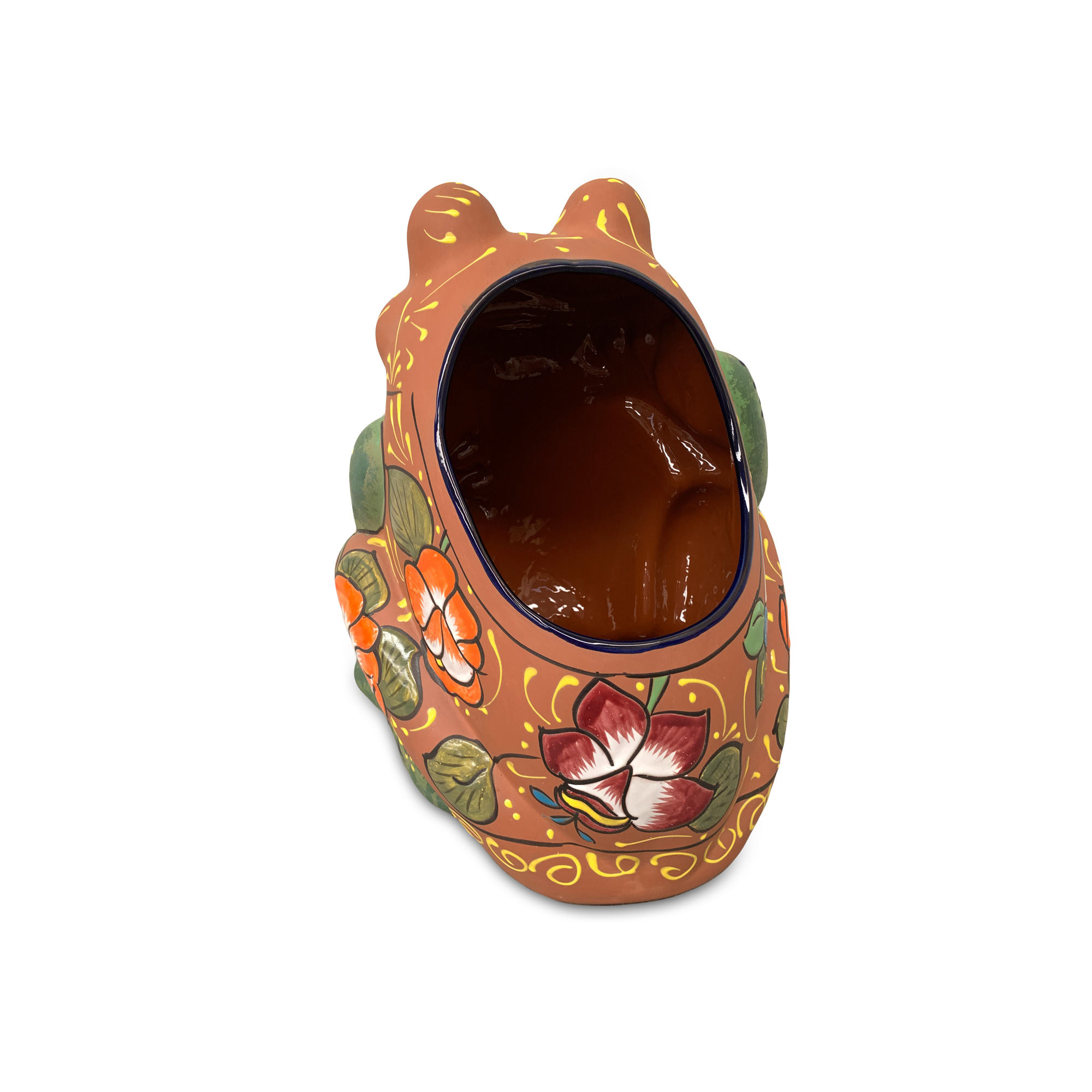 Pflanzgefäß 'Frosch', Terrakotta, multicolor,  L 34 cm, B 32 cm, H 44 cm günstig bestellen