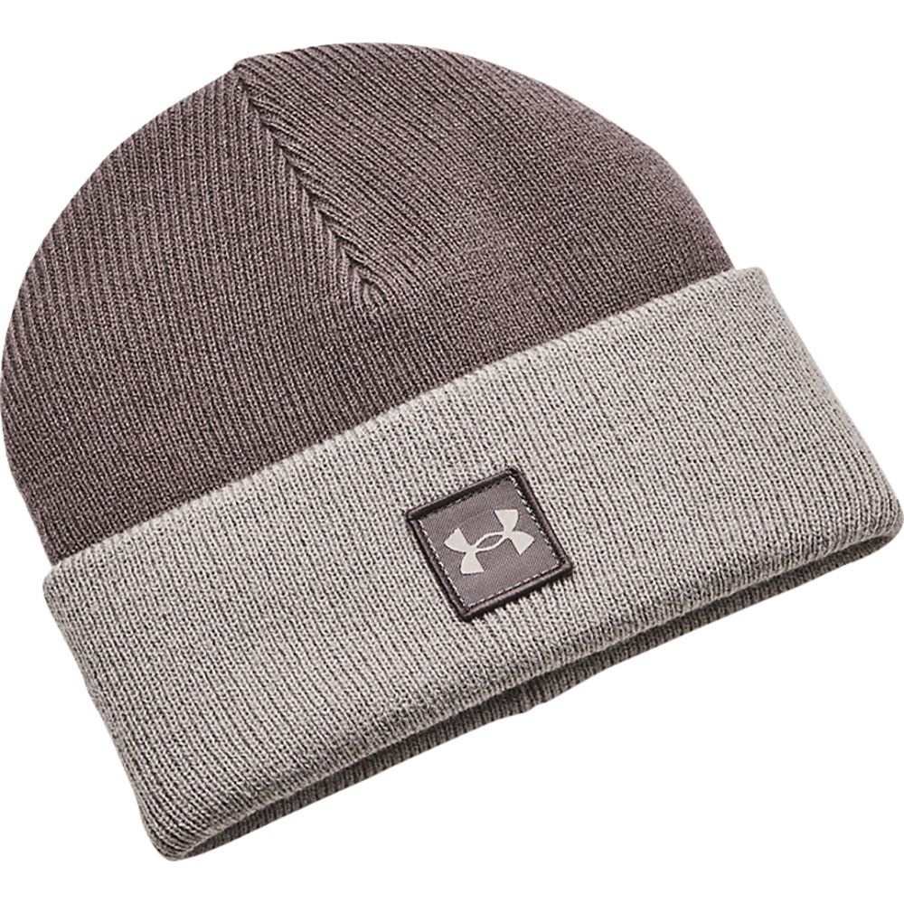 Under Armour HALFTIME SHALLOW - Bonnet Homme gris