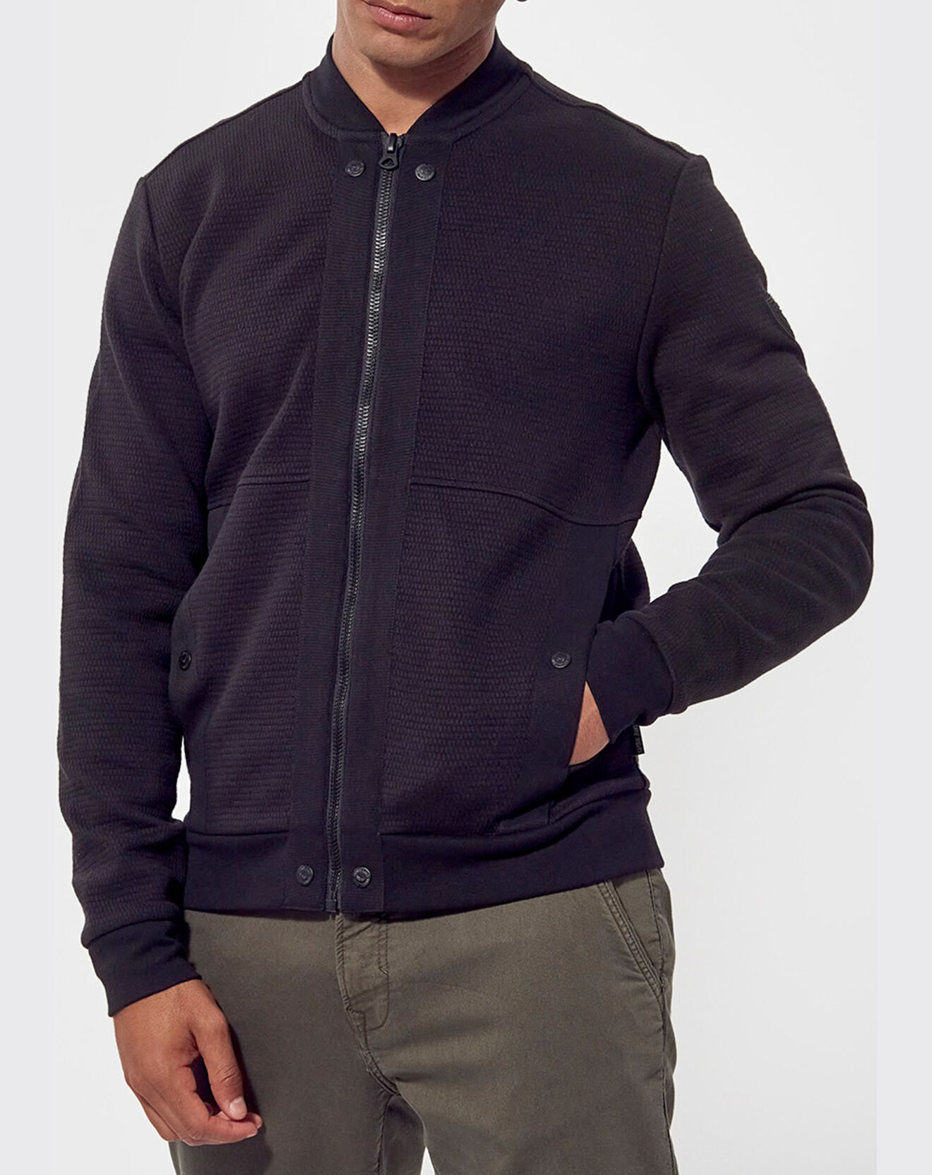 Kaporal 5 Sweat Zippé Bosed noir