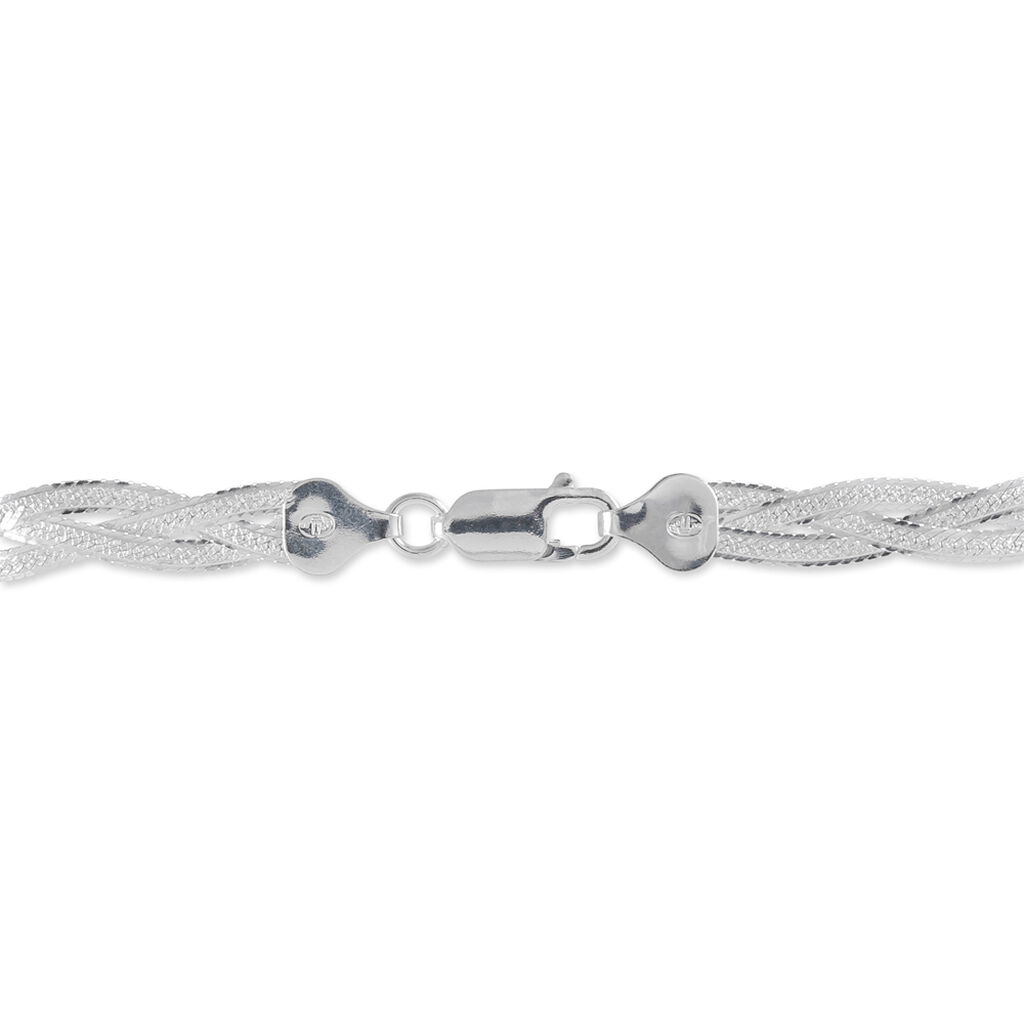 Bracelet Elae Argent Blanc