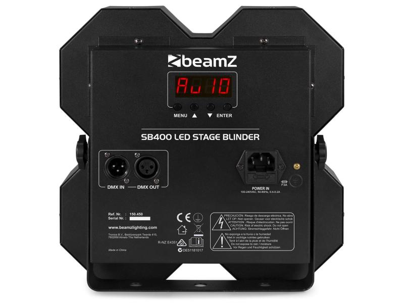 BeamZ Scheinwerfer SB400 Stage Blinder und Stroboskop in einem