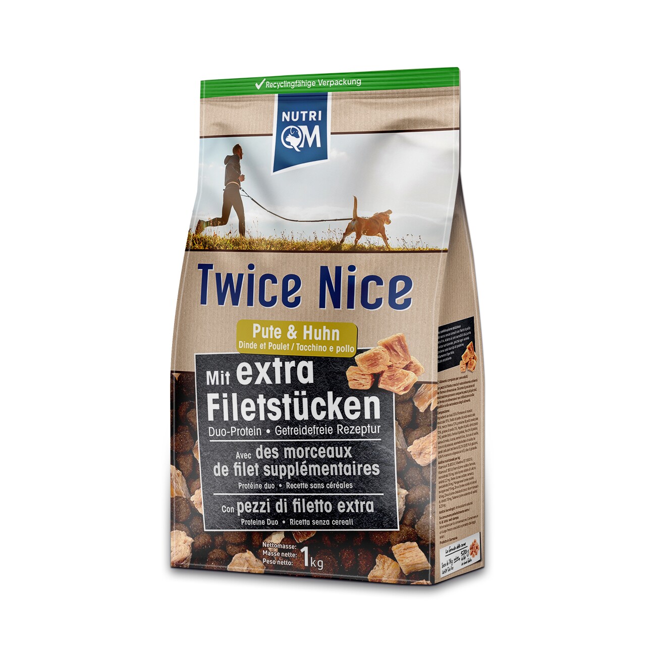 NutriQM Twice Nice Huhn und Pute 4 kg