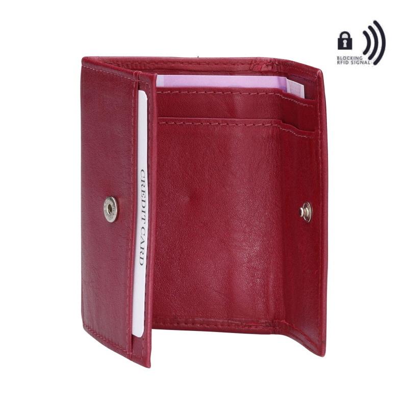dR Amsterdam Toronto Compacte Portemonnee 15516 Rood