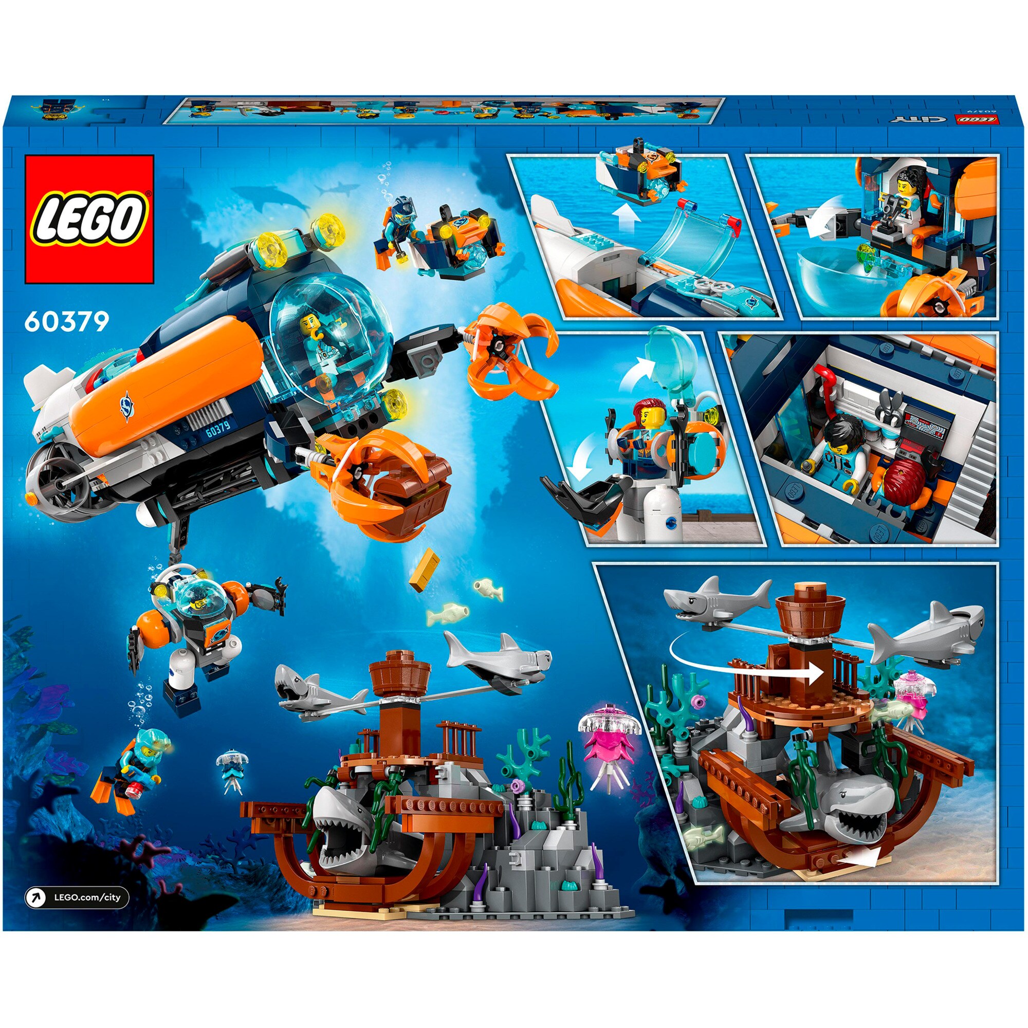 LEGO Konstruktionsspielzeug City Forscher-U-Boot