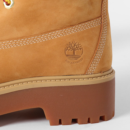 Boots Femme Heritage Platform 6 Inch Waterproof A5RJD Wheat Nubuck