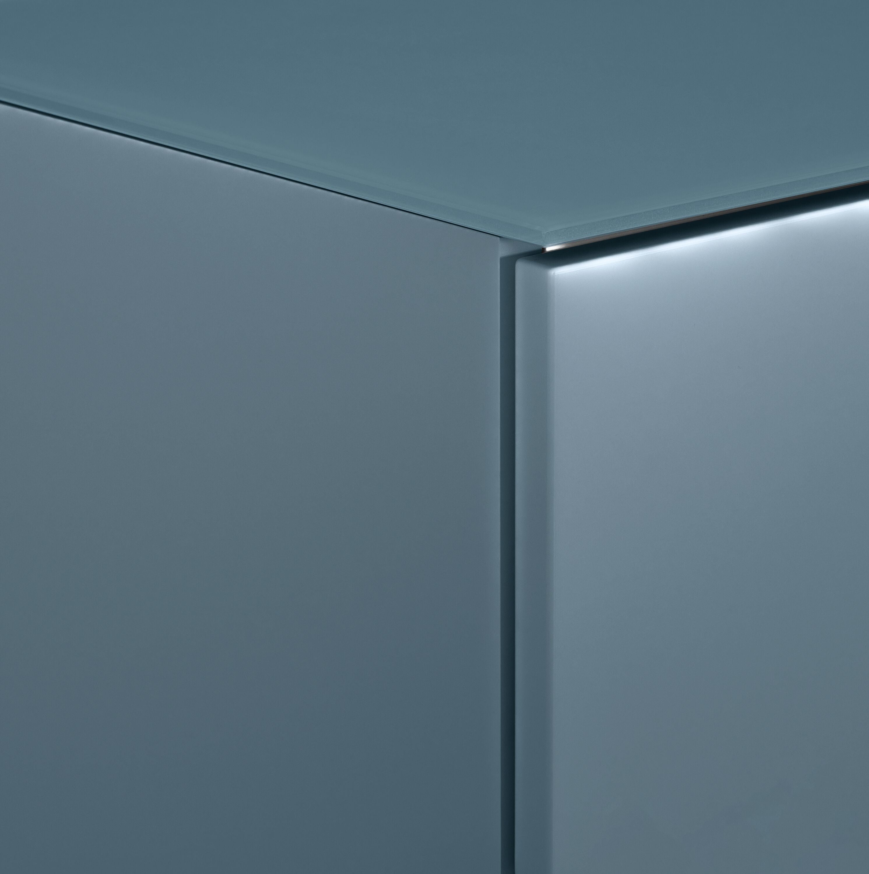TILL Sideboard - Dunkelblau / B: 112.0 cm x T: 41.0 cm x H: 78.3 cm