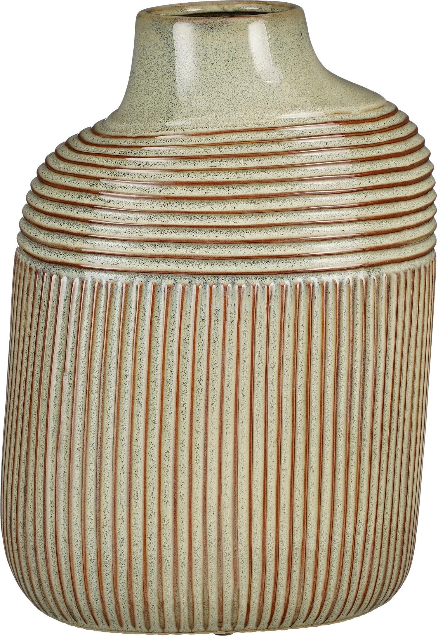 Mica Decorations vaas Pedra groen 28 x 23 x 38,5 cm