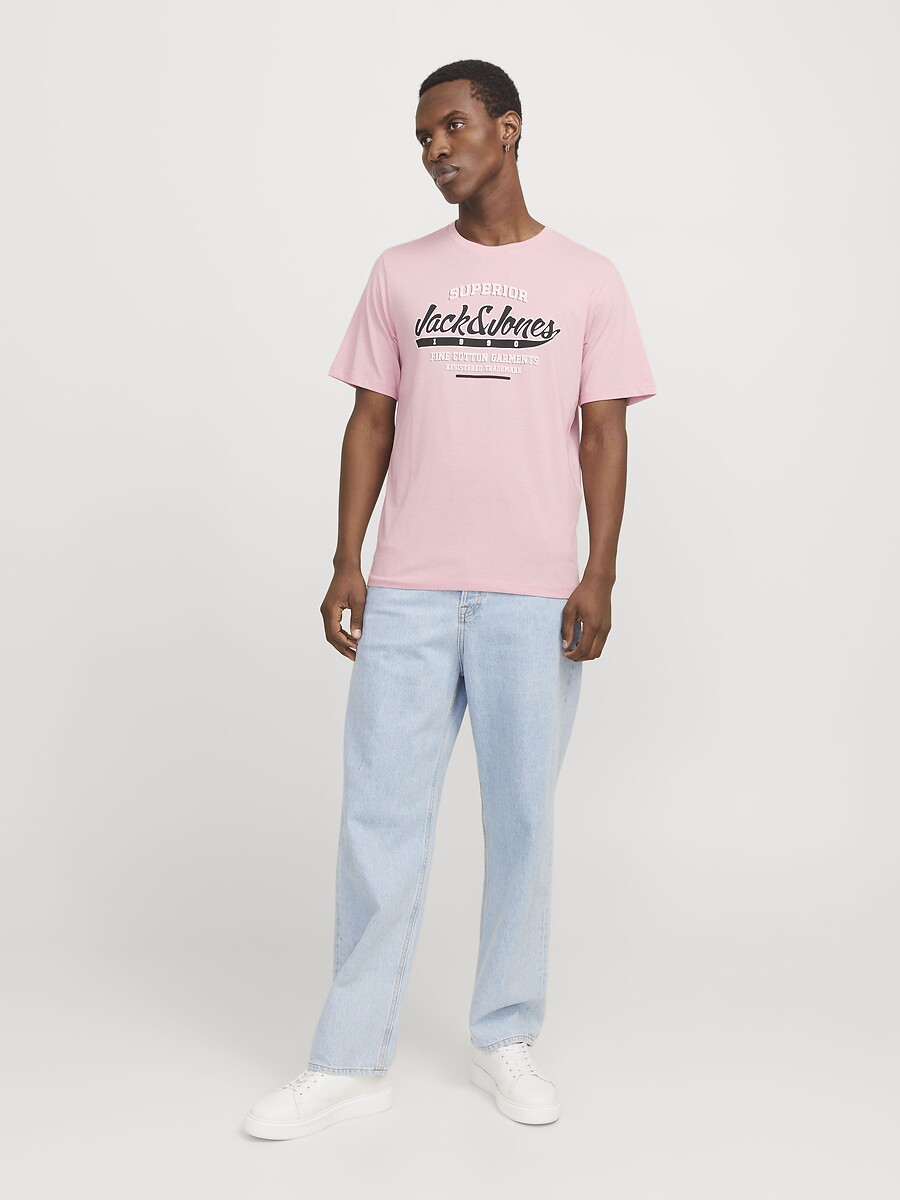 JACK & JONES<br>Camiseta reta com logotipo