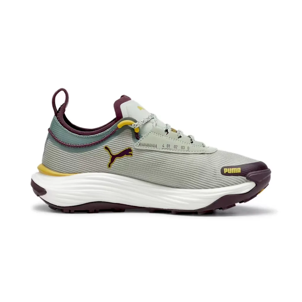 Puma Voyage Nitro 3 Tech Wns Green Fog-midnight Plum-golden Fog