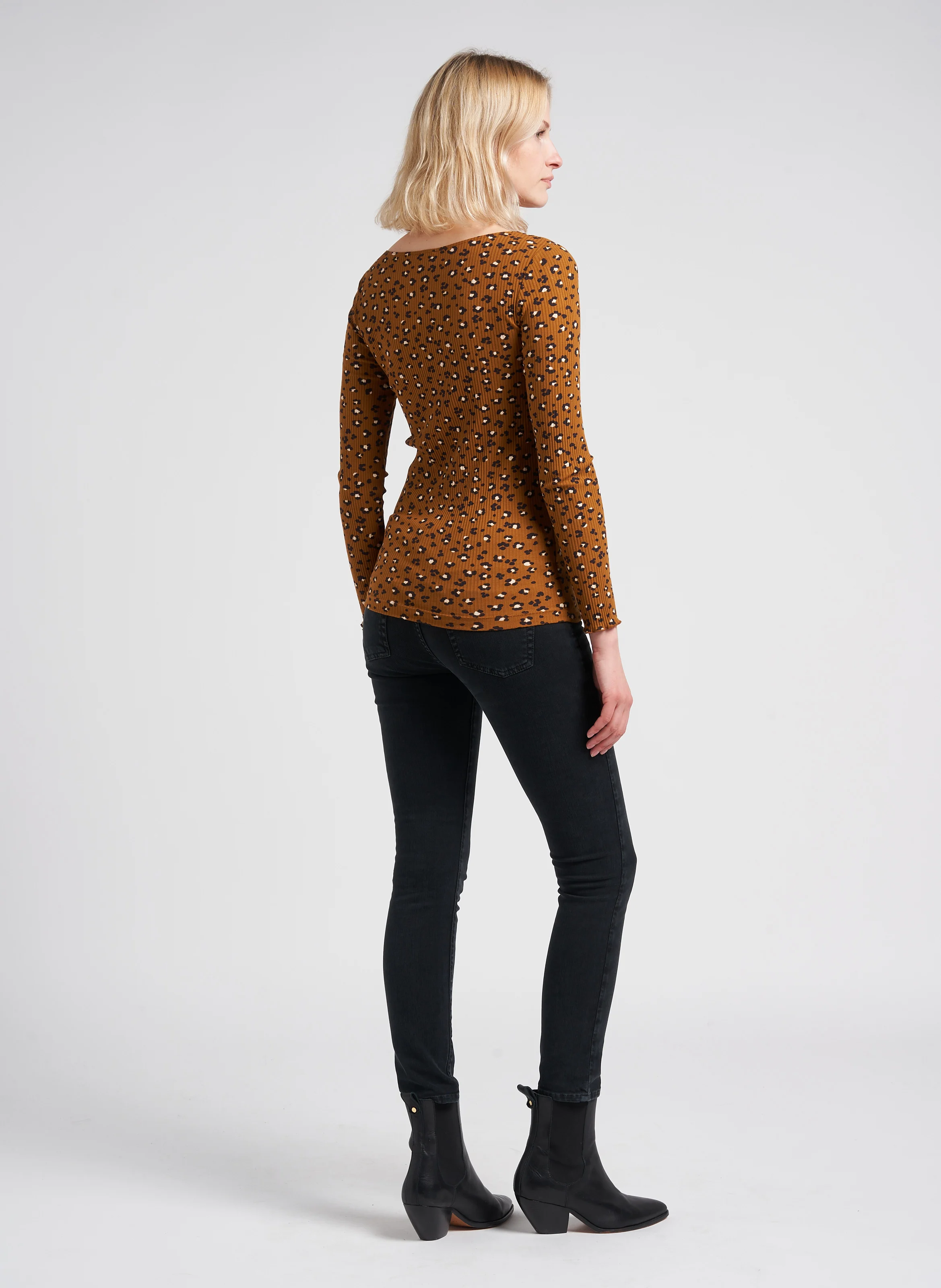 SCARLETT - Jean slim taille normale | Noir