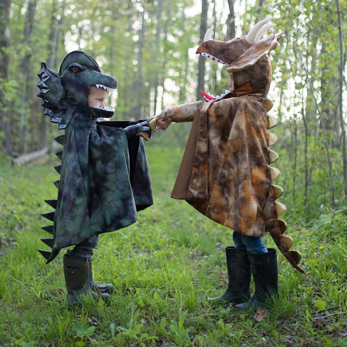 Cape met Klauwen Dinosaurus Dilophosaurus, 4-6 jaar