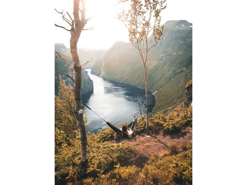 AMAZONAS Hängematte Hammock Moskito-Traveller Thermo XXL Hängematte mit Moskitonetz