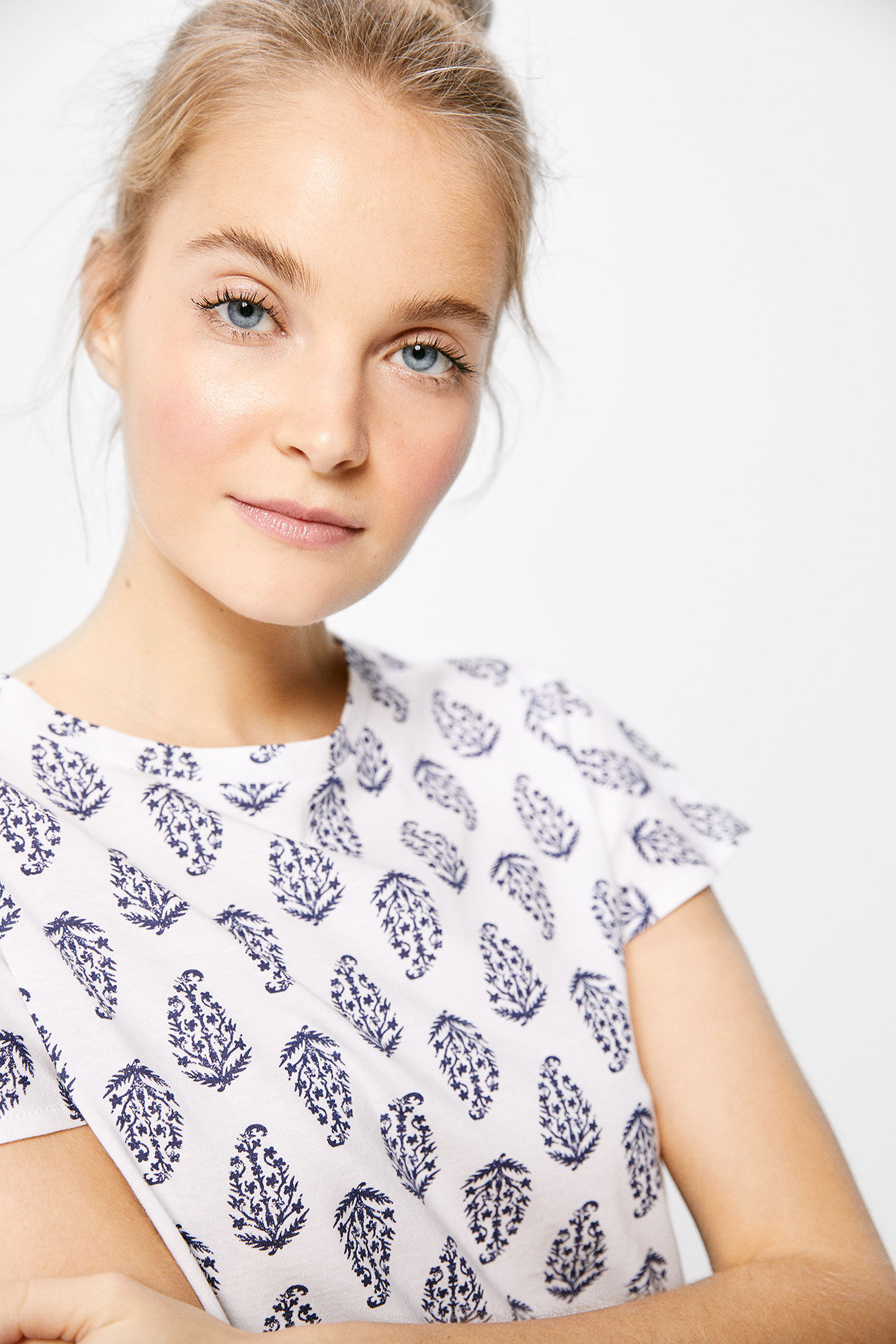 Camiseta Flight Sleeve Printed - cinza médio
