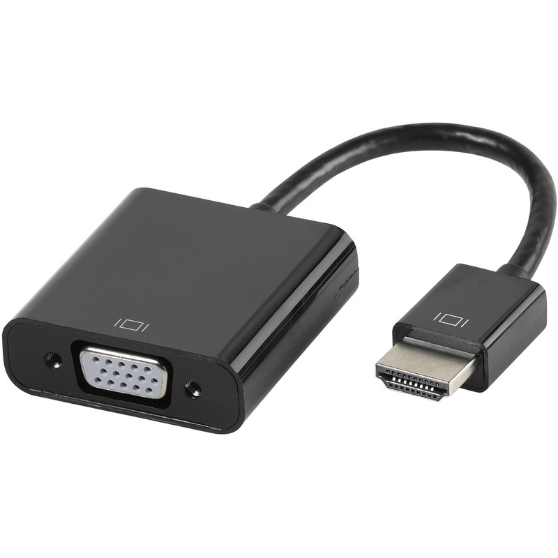 Vivanco Adapter HDMI - VGA, 0.1 m
