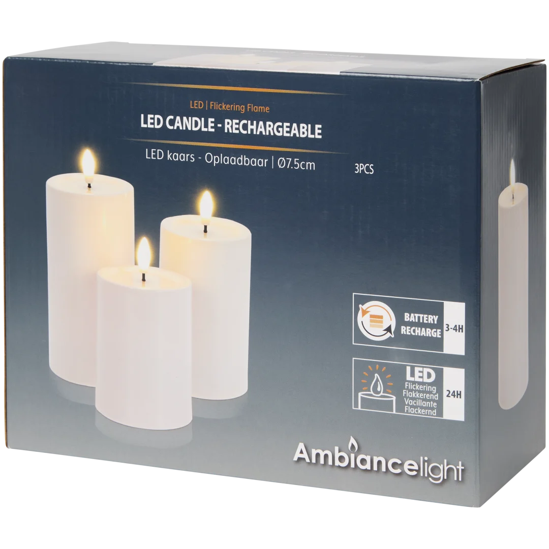 Bougies LED rechargeables